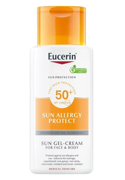 Eucerin Sun Allergy Protect Żel-krem ochronny do twarzy i ciała SPF50+ 150ml