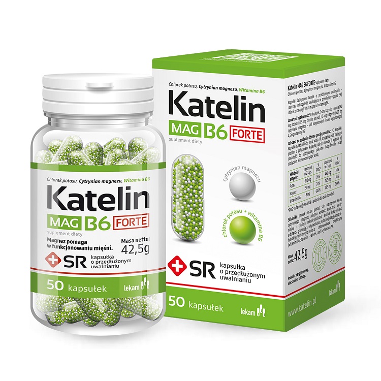 Katelin Mag B6 Forte 50 Kapsułek