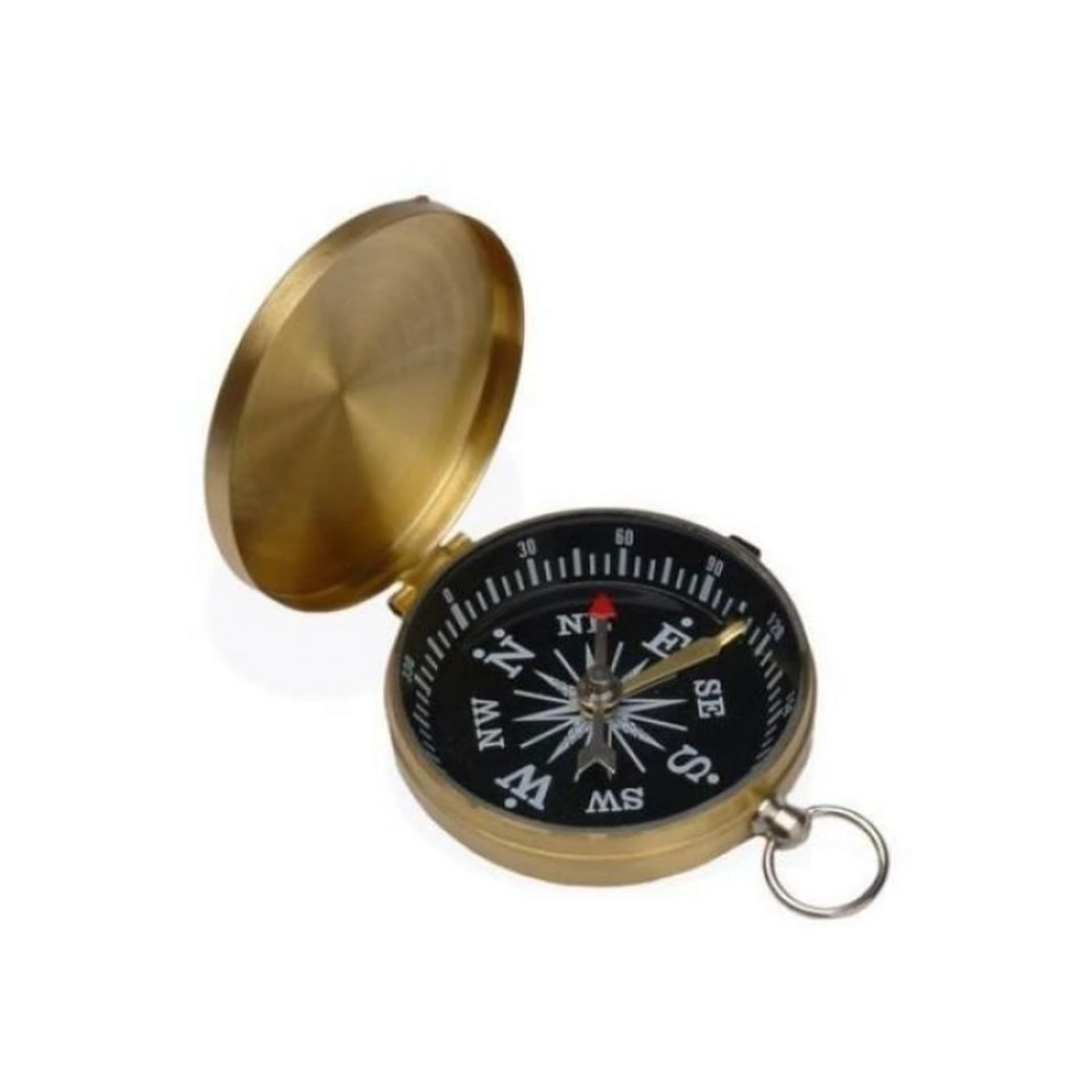 Meteor Kompas metalowy (lusterko+breloczek)