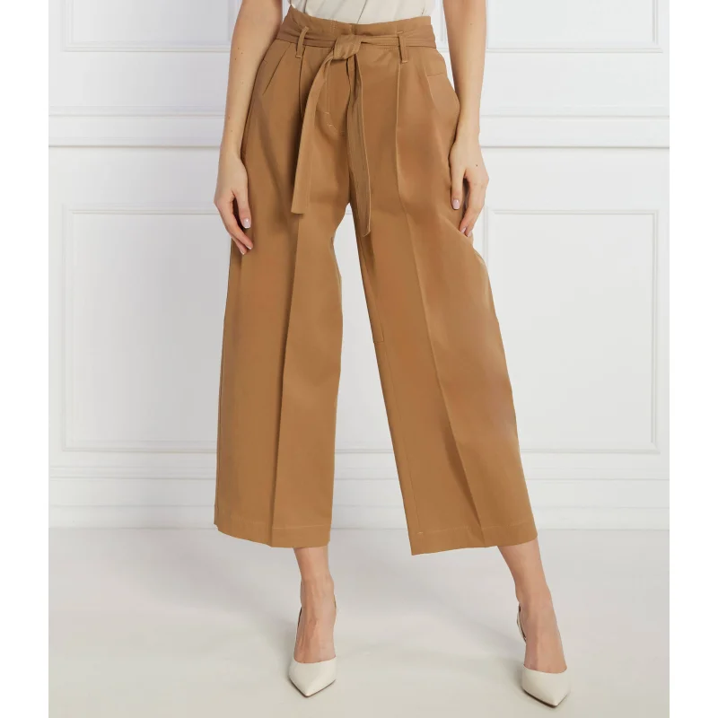 BOSS Spodnie z paskiem Tenoy | Relaxed fit