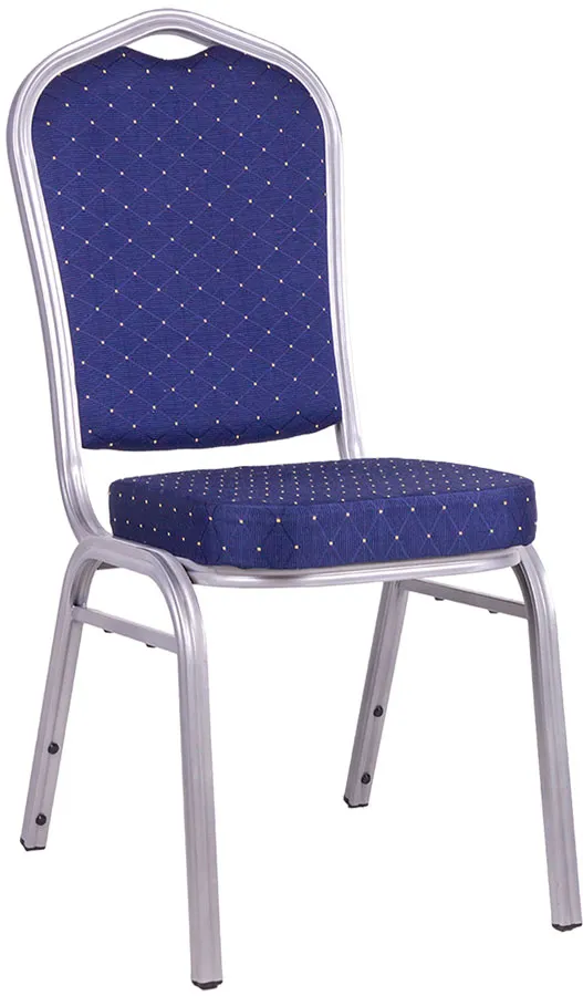 Niebieskie krzesło bankietowe sztaplowane C2-R75
