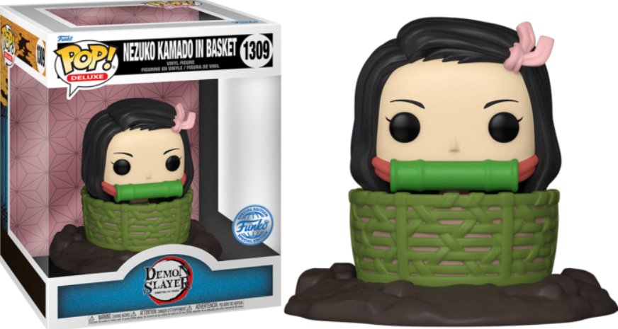 funko pop! demon slayer deluxe 1309 nezuko in basket