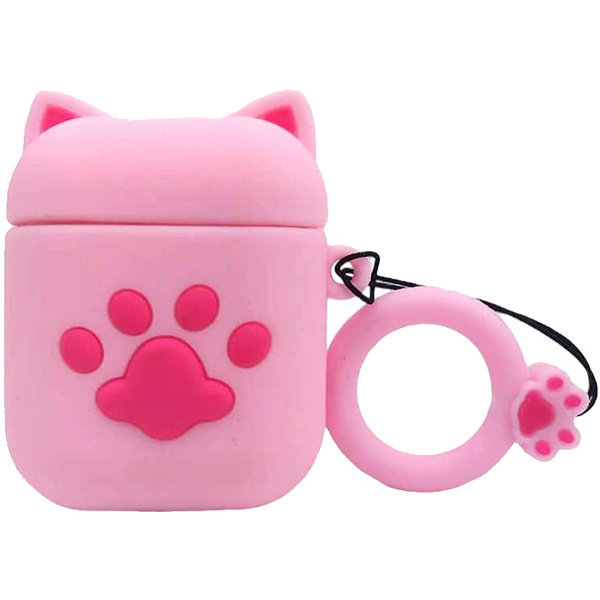 ETUI AIRPODS PRO SŁUCHAWKI POKROWIEC KOTEK RÓŻOWY