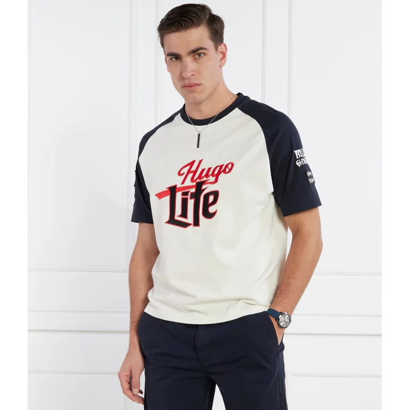 HUGO T-shirt Dilife | Loose fit