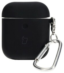 Bizon Etui Case Headphone Silicone do AirPods 1/2, czarne