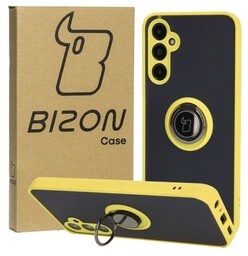 Bizon Etui Case Hybrid Ring do Galaxy A05s, żółte