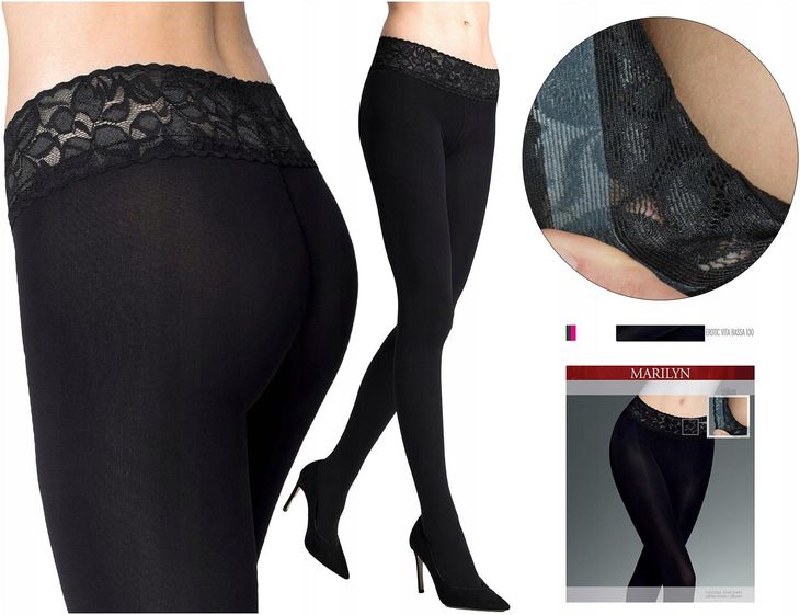 Rajstopy z koronką Erotic Vita Bassa 100 Marilyn
