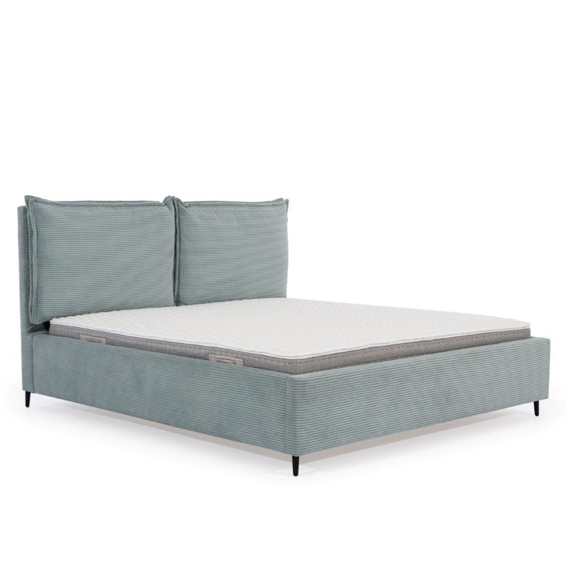 Łóżko CHARLOTTE NEW ELEGANCE tapicerowane : Rozmiar materaca - Materac 160x200, Pojemnik  - Bez pojemnika, Tkanina - Grupa IV