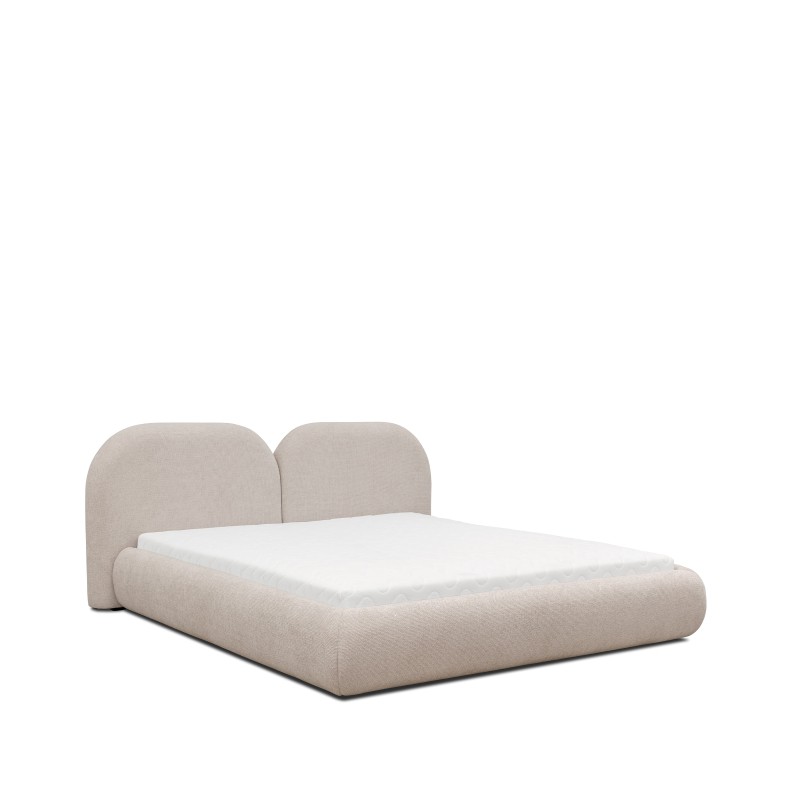 Łóżko NUBO NEW ELEGANCE tapicerowane : Rozmiar - 160x200, Pojemnik  - Bez pojemnika, Tkanina - Grupa IV