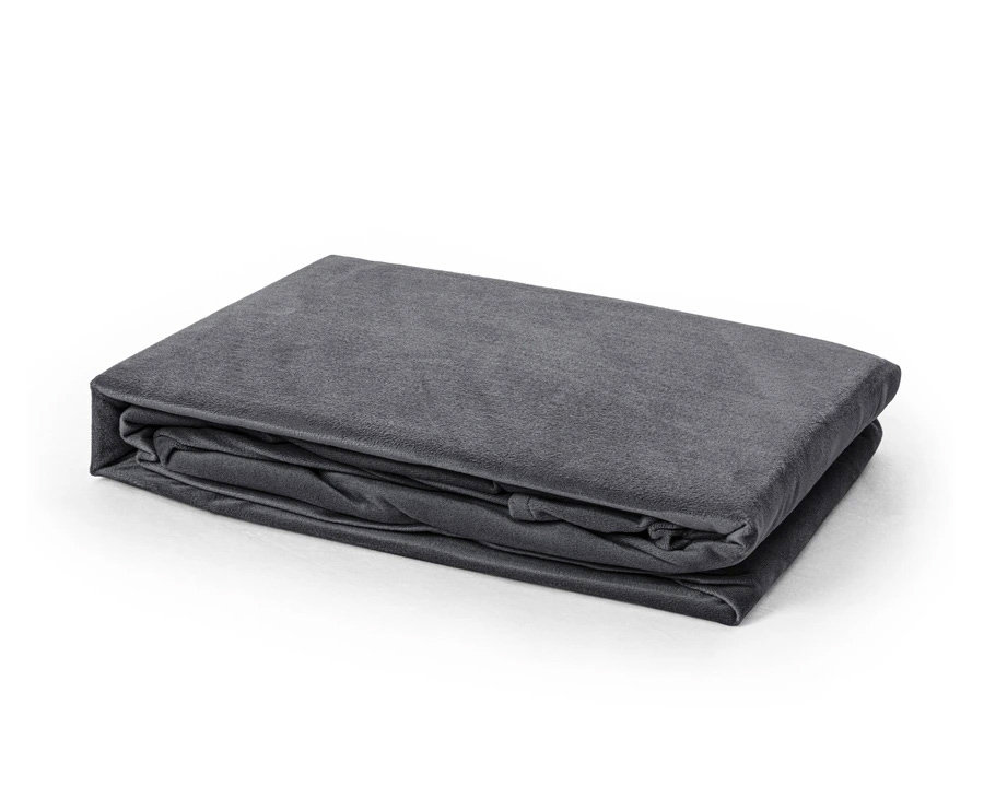 160X200 Prześcieradło Velvet Antracyt