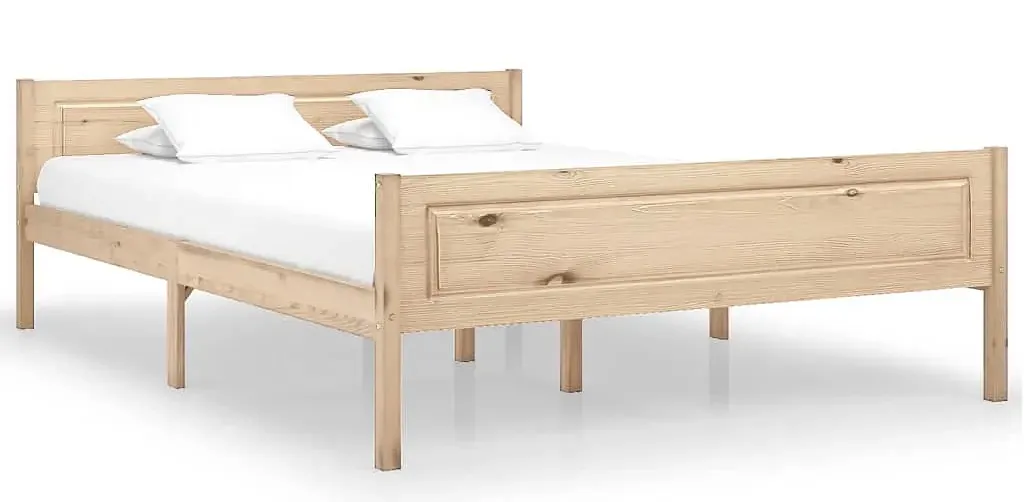 Podwójne Łóżko Z Naturalnego Drewna Sosny 140X200 A6-Z06