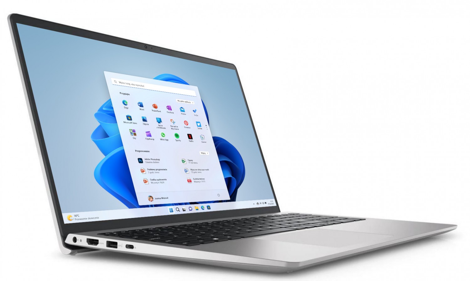 Dell Inspiron 3535 Ryzen 5 7530U/8GB/512/Win11 Touch Srebrny
