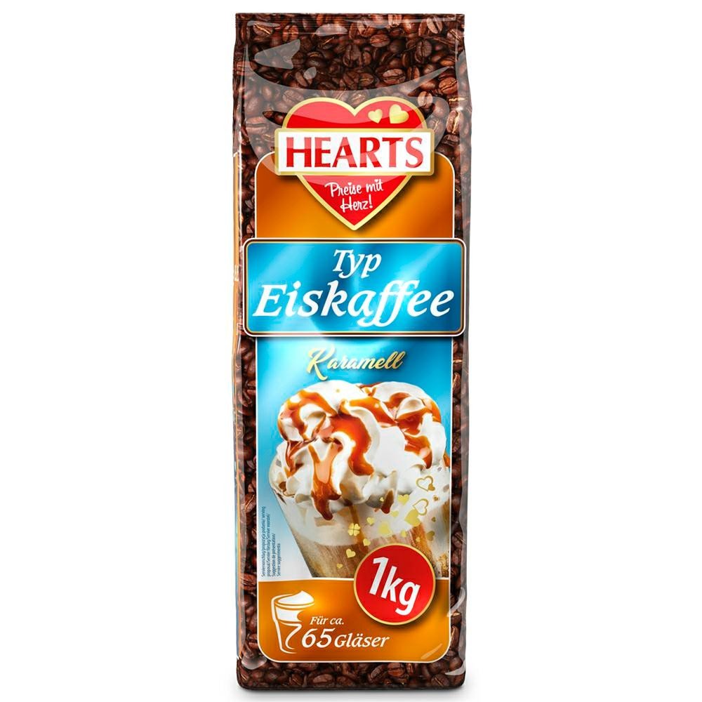 Kawa Rozpuszczalna Hearts Ice Coffee Caramel 1 Kg