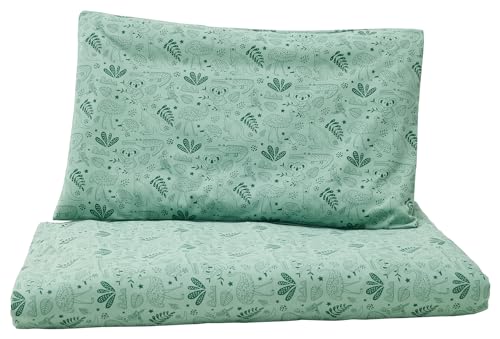 Komplet pościeli dziecięcej z bawełny ekologicznej 100 x 135 cm, poduszka 40 x 60 cm, certyfikat GOTS