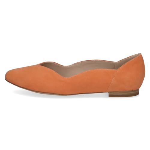 CAPRICE Damskie czółenka 9-22200-42, Orange Suede, 37 eu