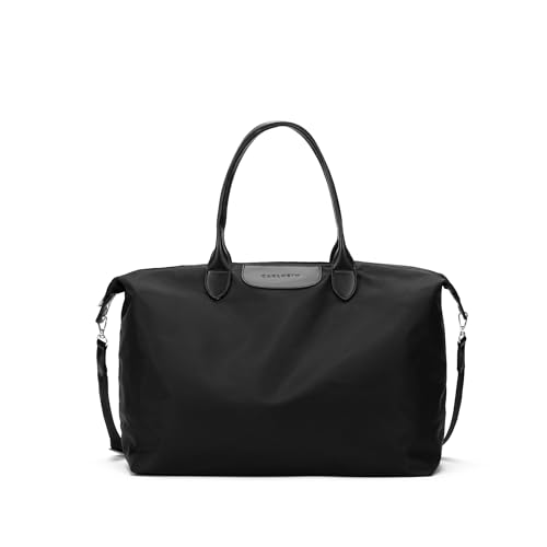 Carlheim Haven Handbag, Travel Sports Spacious, nylon, czarna, XL, czarny, l