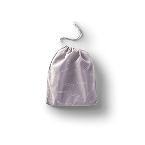 Bonamaison Torba na produkty bawełniane z nadrukiem ze sznurkiem, torba na zakupy wielokrotnego użytku, biodegradowalne torby ekologiczne, torba podróżna, saszetka, torba na zakupy, przyjazna dla