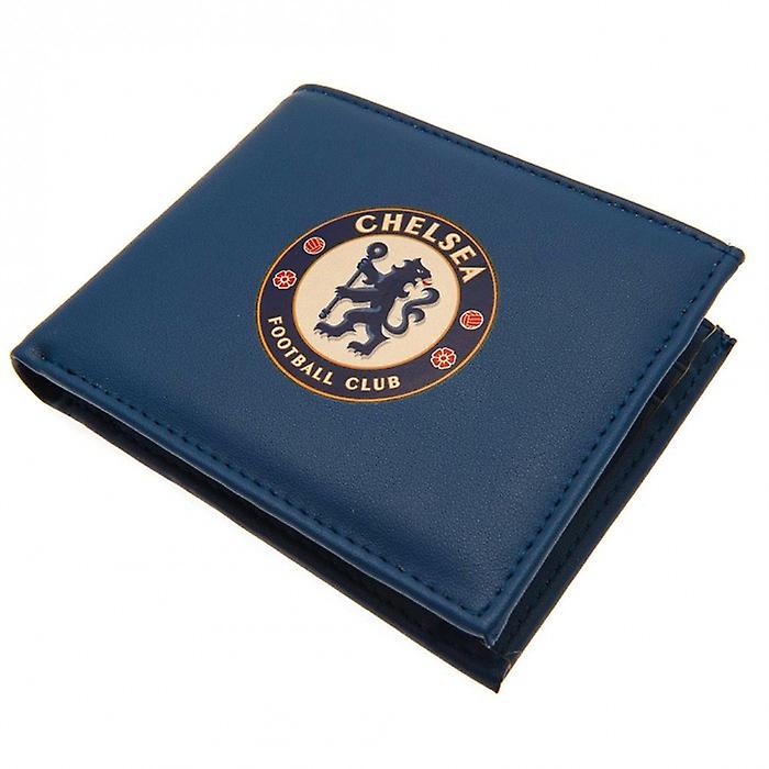 Chelsea FC Crest PU Portfel Niebieski/biały/czerwony One Size