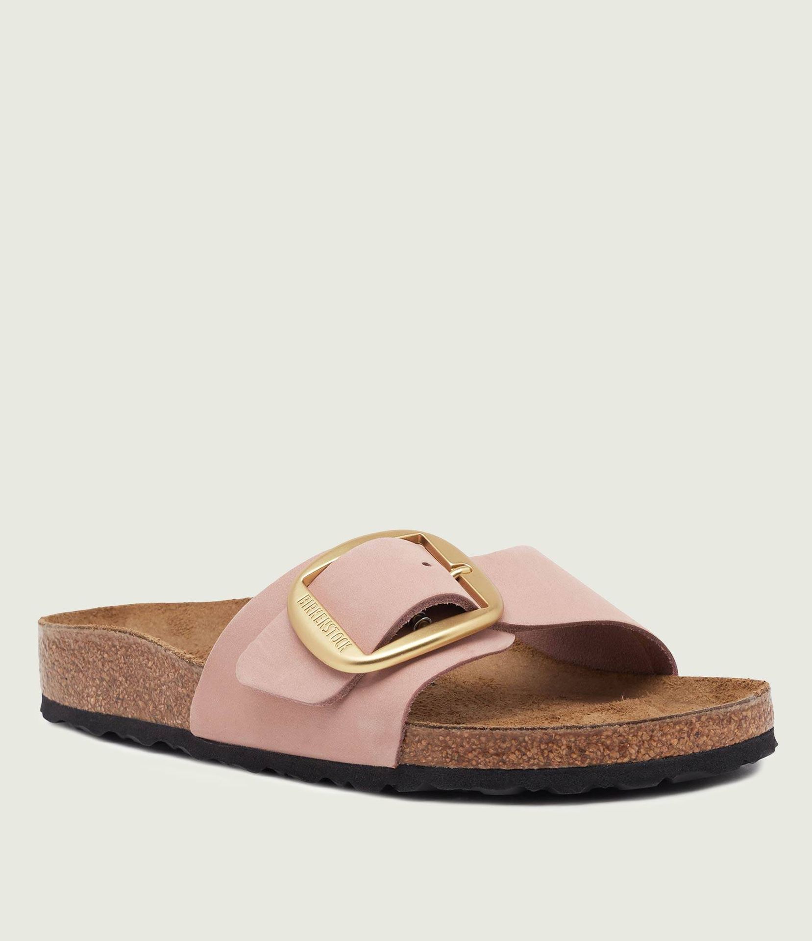 Birkenstock Klapki Madrid narrow fit zamsz
