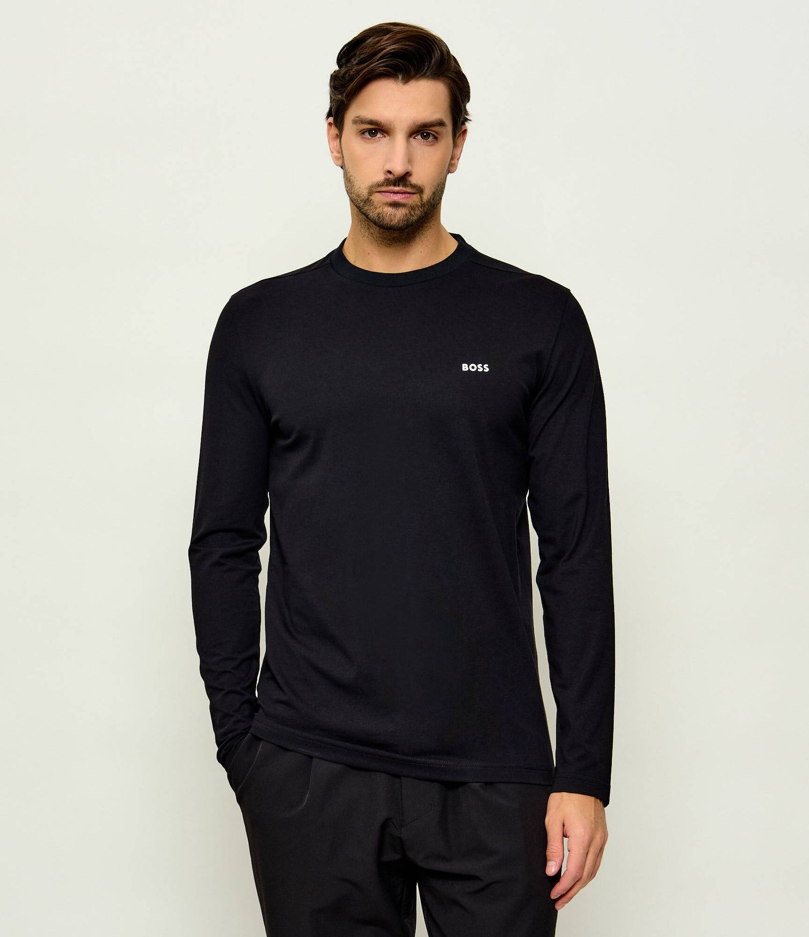 BOSS GREEN Longsleeve Tee Long Regular Fit stretch