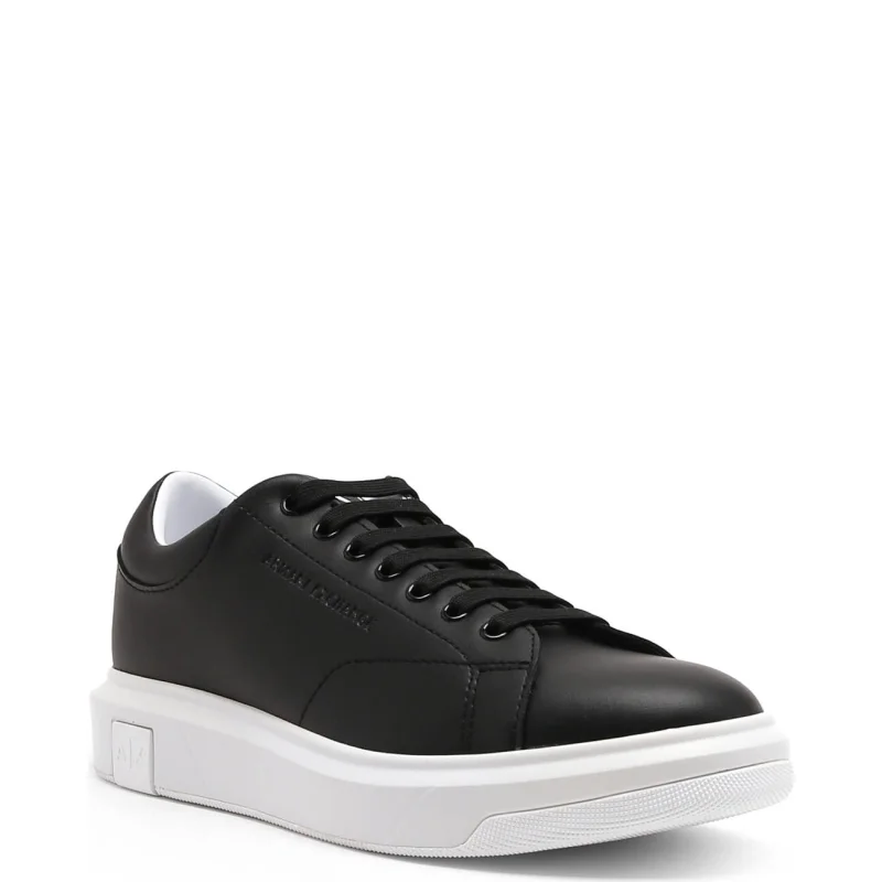 Armani Exchange Skórzane sneakersy ENGLISH