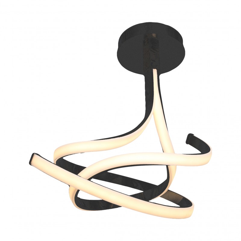 Viso lampa sufitowa 2xLED/45W czarna MX9932-2-3BD