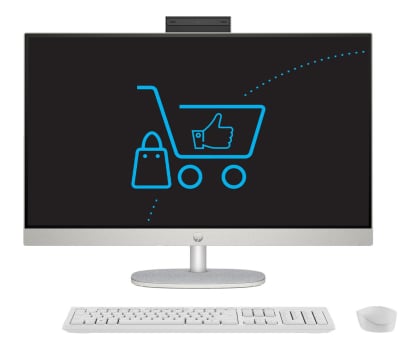 HP 27 AiO i7-1355U/16GB/512 White 9L739EA