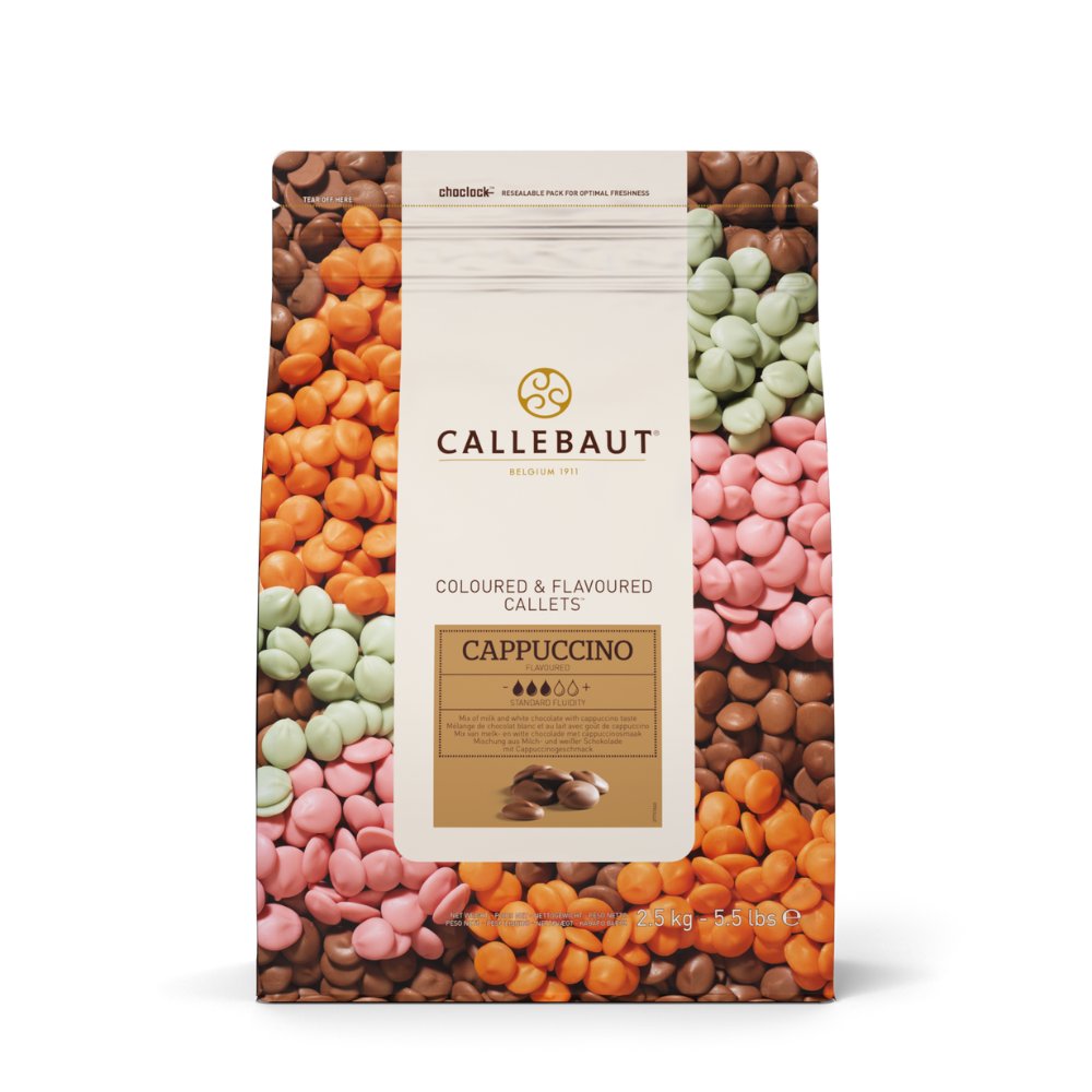 Callebaut czekolada o smaku cappuccino 30,8% 2,5 kg