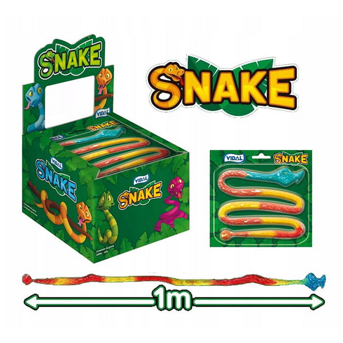 VIDAL ŻELKI WĘŻE SNAKE JELLY (66G) 11SZT
