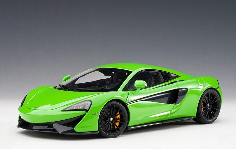 Autoart Mclaren 570S Mantis Green With Black Wh 1:18 76042