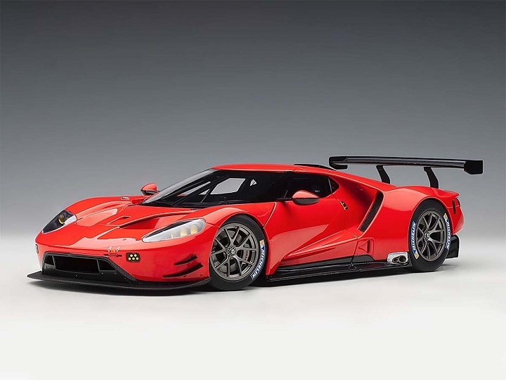 Autoart Ford Gt Lemans Plain Body Version Red 1:18 81811