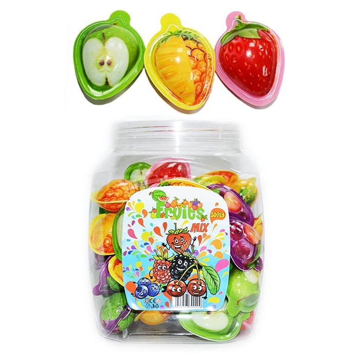 FRUITS MIX ŻELKI OWOCE 50SZT (10G)