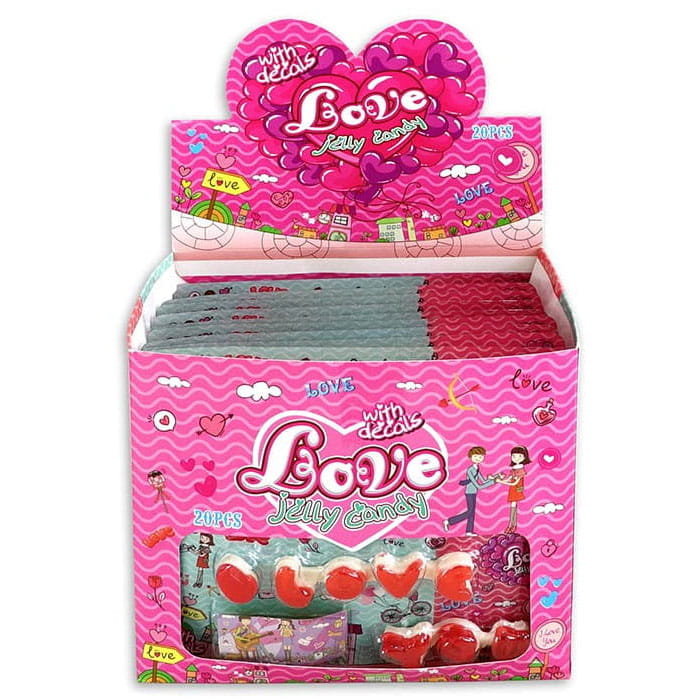 ŻELKI LOVE JELLY CANDY (16G) 20SZT