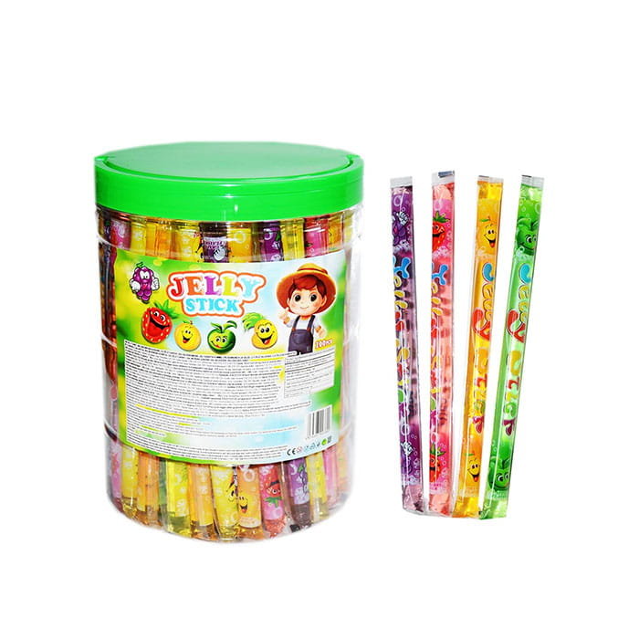 PŁYNNE GALARETKI OWOCOWE JELLY STICK (16G) 100SZT