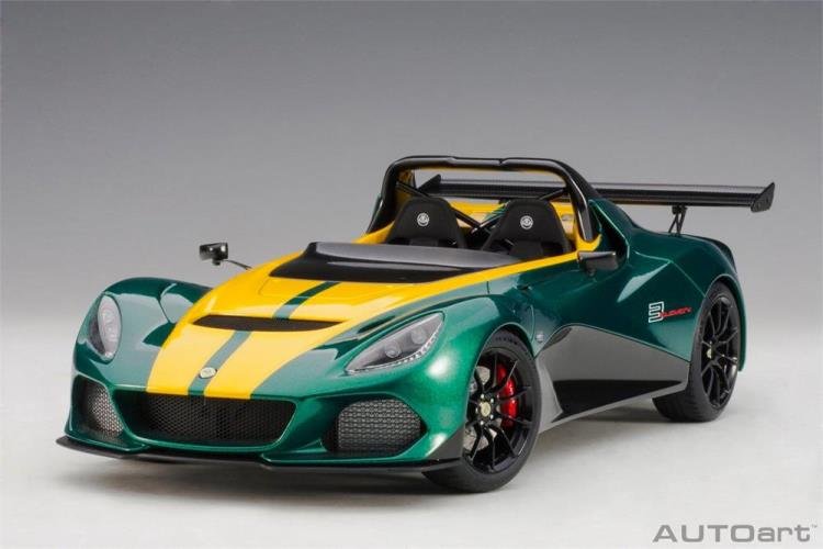 Autoart Lotus 3-Eleven Green Yellow 1:18 75392