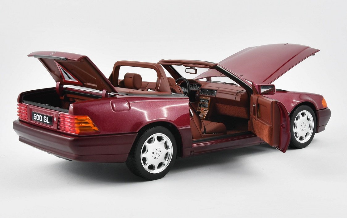 Norev Mercedes Benz 500Sl R129 1989 Red Meta 1:18 183716