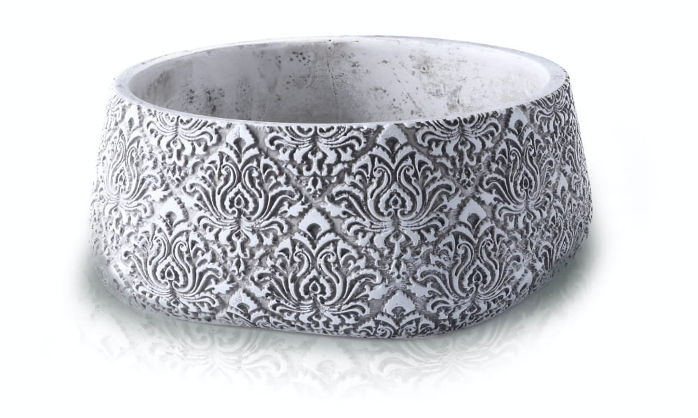 Misa betonowa szara osłonka do stroika 18 cm