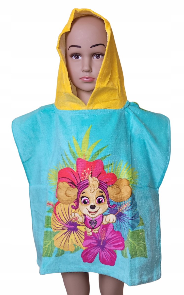 SKYE Ręcznik kąpielowy DZIECIĘCY PONCHO PSI PATROL
