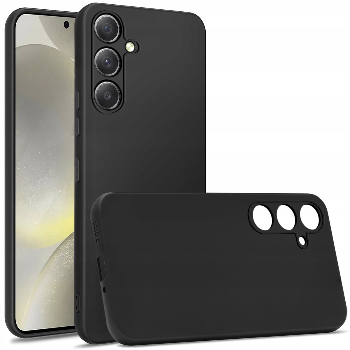 Etui Do Samsung Galaxy S24 Case Matt Plecki Matowe Soft + Szkło 9H
