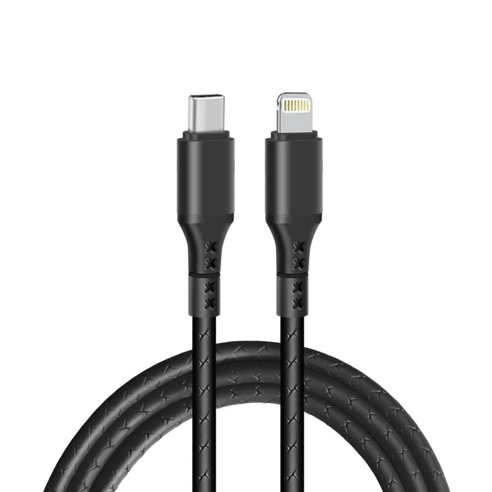 Wzmocniony kabel Ampere USB typ-C Lightning 1m szybki