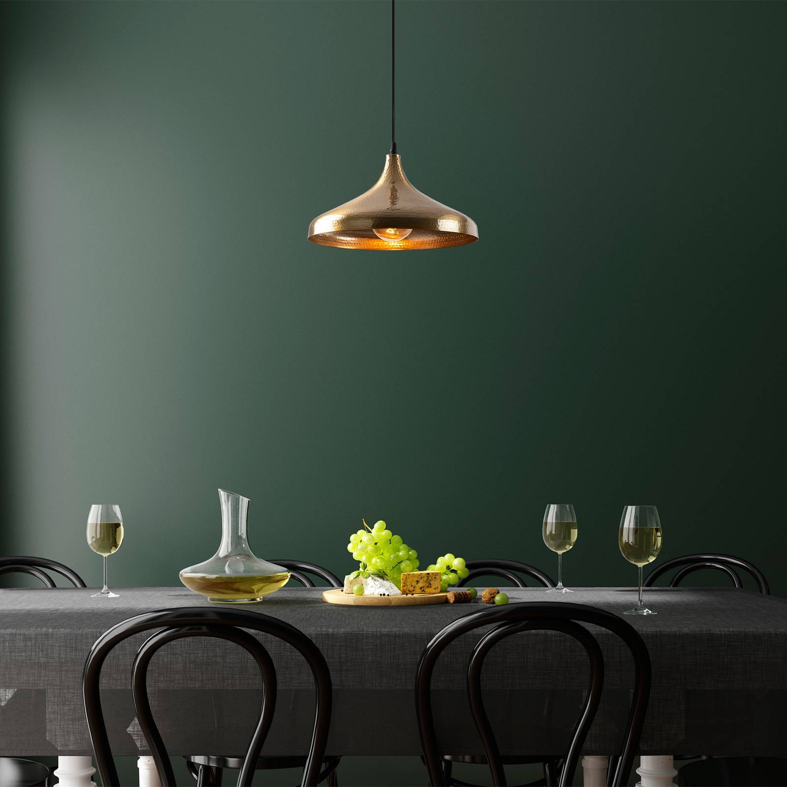 Opviq Żyrandol Tattoo 2643, Ø36cm, złoty antyczny