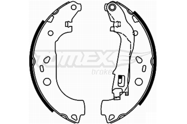 Tomex Brakes Szczęki hamulcowe TOMEX 2198 77362756 2198