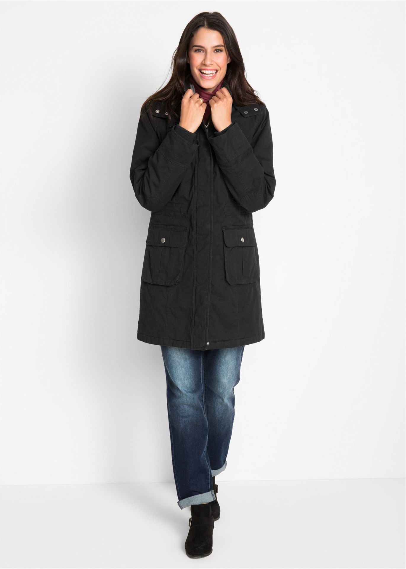Parka bawełniana ocieplana - bonprix
