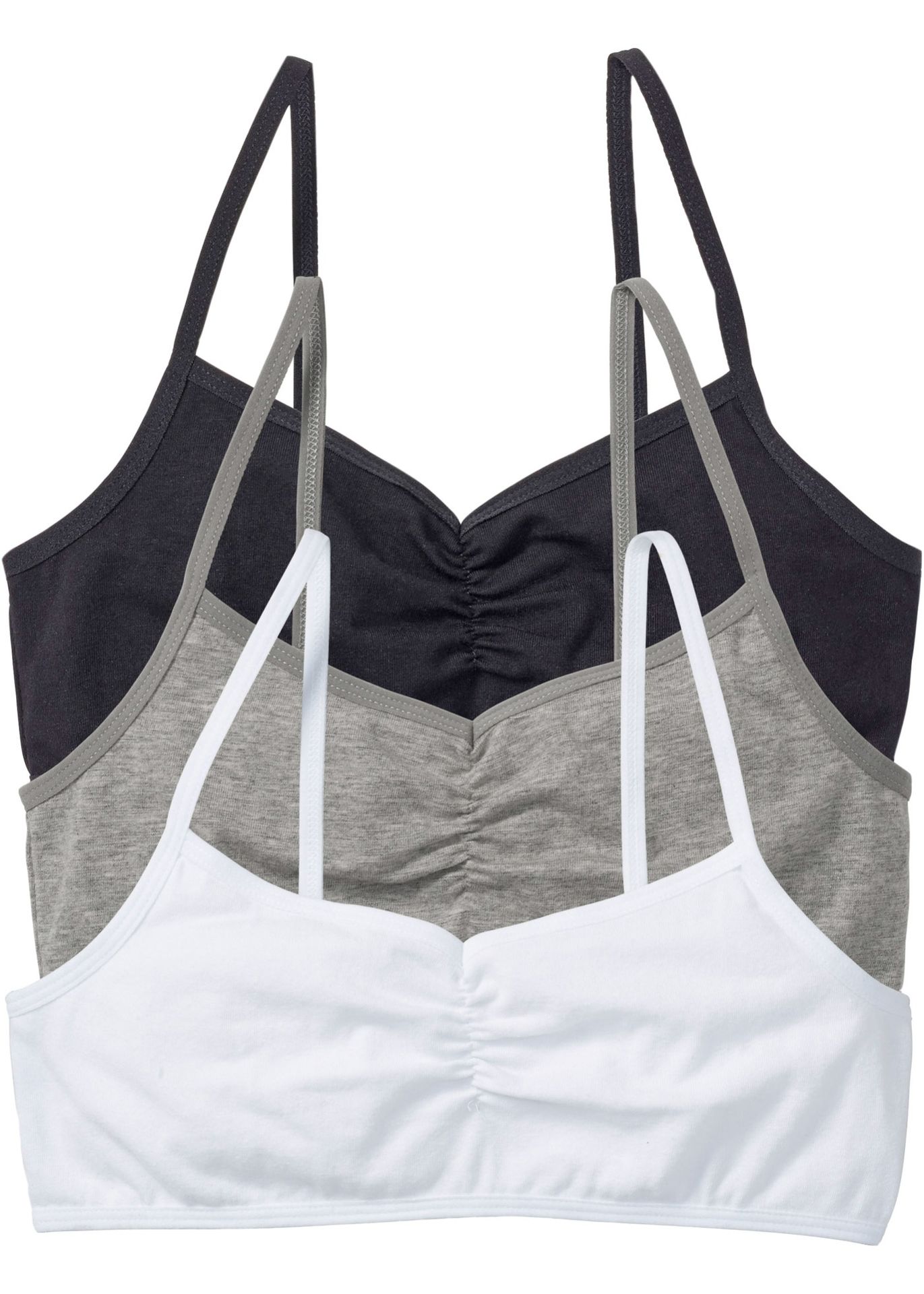 Biustonosz dziewczęcy bustier (3 szt.) - bonprix