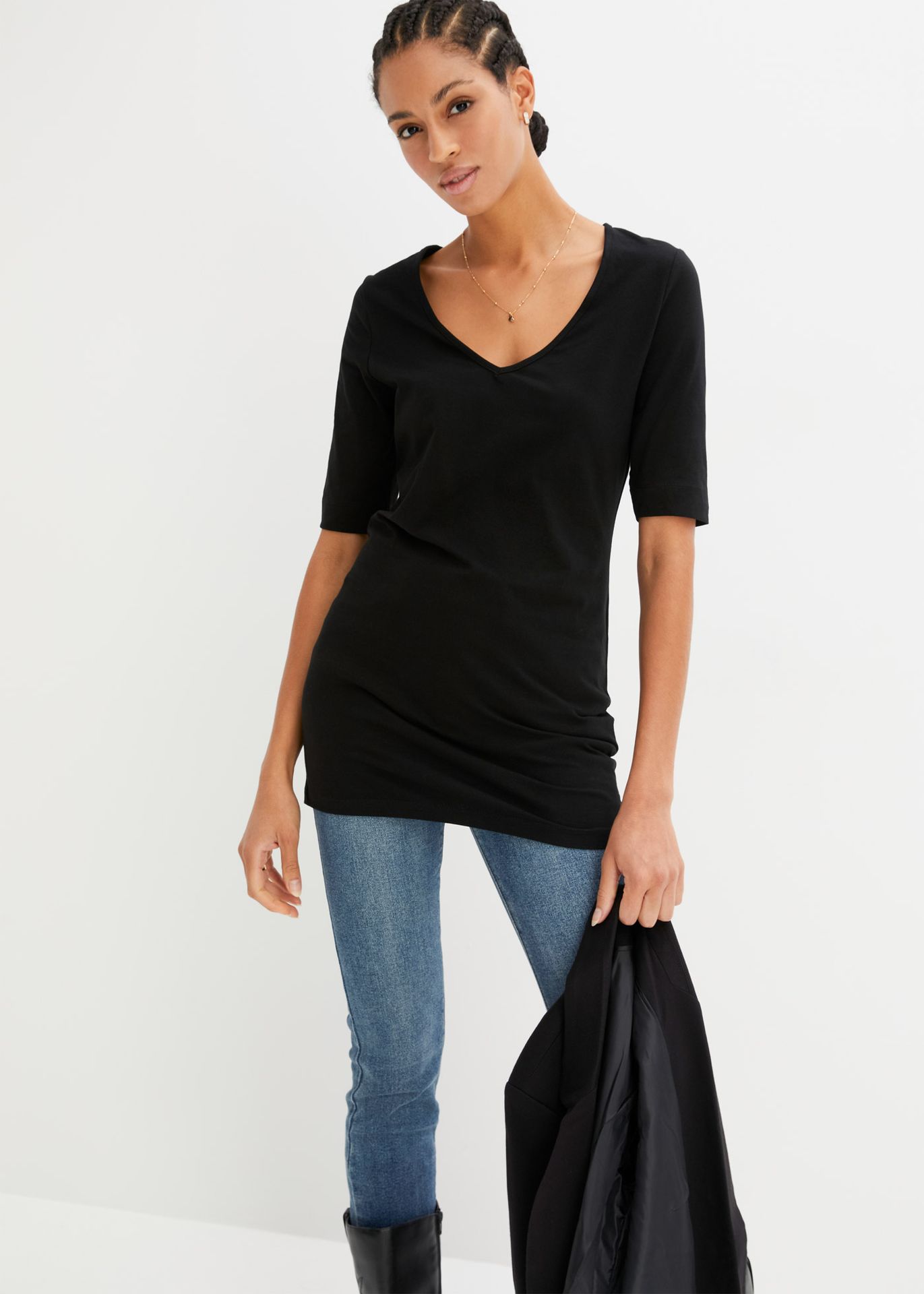 Długi shirt - bonprix