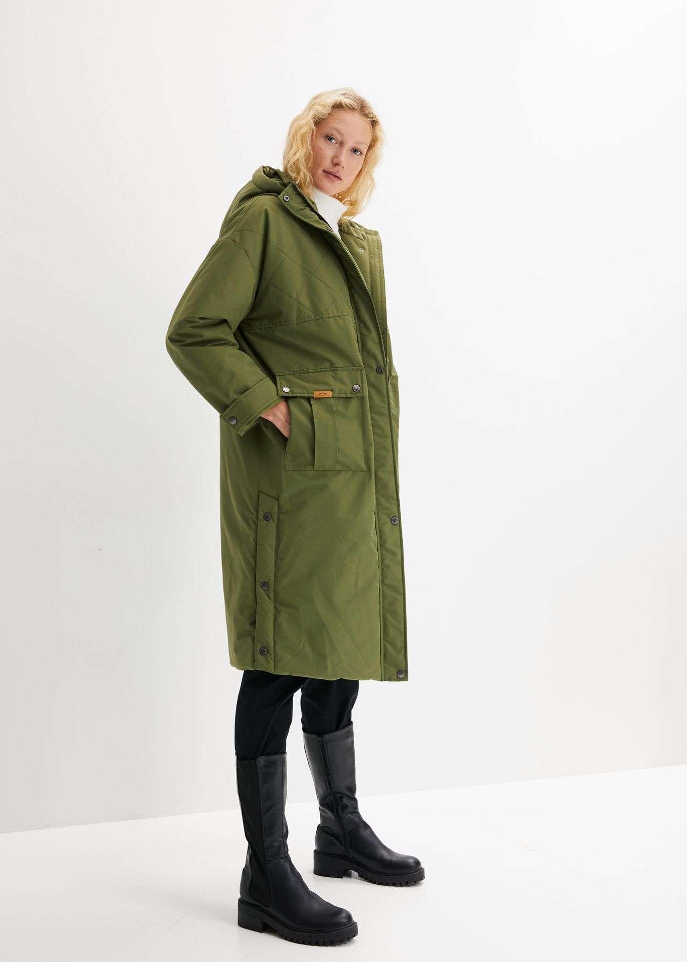 Parka zimowa ocieplana - bonprix