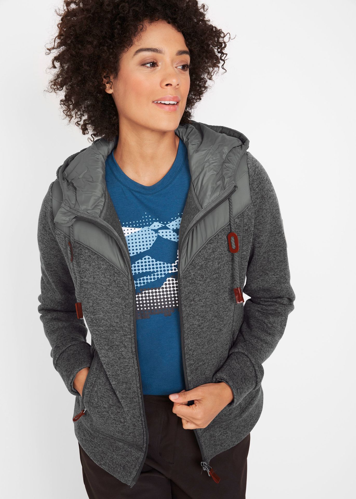 Bluza rozpinana z polaru - bonprix