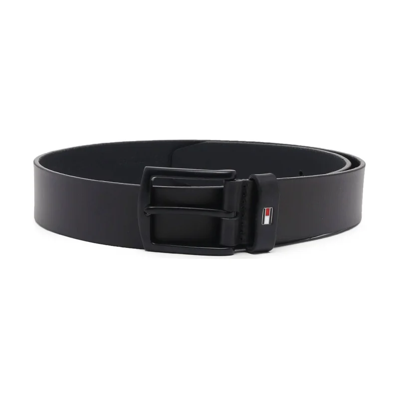 Tommy Hilfiger Skórzany pasek DENTON MATTE 3.5