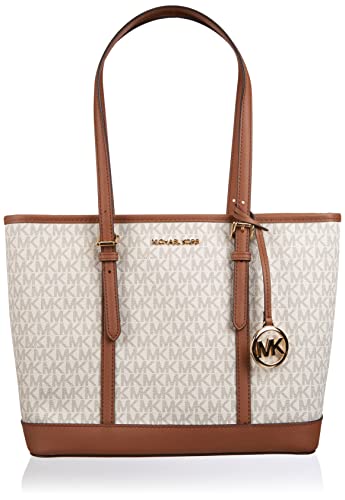 Michael Kors Zestaw odrzutowy, średnia torba do przenoszenia, Waniliowy, Small