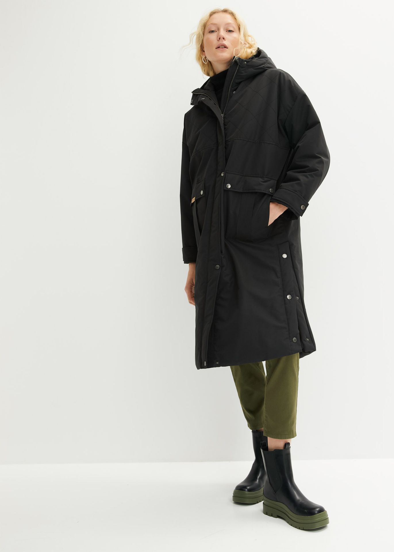 Parka zimowa ocieplana - bonprix